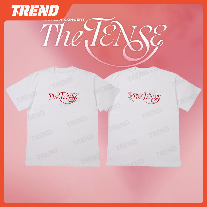 🔥 พร้อมส่ง TAEYEON เสื้อยืดเมอร์ช THE TENSE ทัวร์คอนเสิร์ต 2025 ลายพิมพ์แฟชั่น ผ้าคอตตอนแท้ Oversize