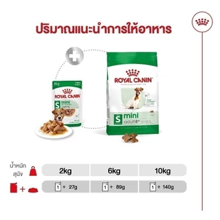 [12 ซอง] Royal Canin Mini Ageing 12+ Pouch Gravy อาหารเปียกสุนัขสูงวัย พันธุ์เล็ก อายุ8ปีขึ้นไป (เกรวี่, โรยัล คานิน)