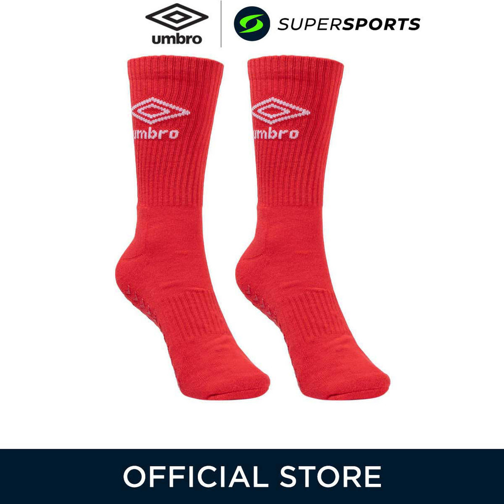 UMBRO UMBATSOCK1-RD ถุงเท้าฟุตบอลผู้ใหญ่