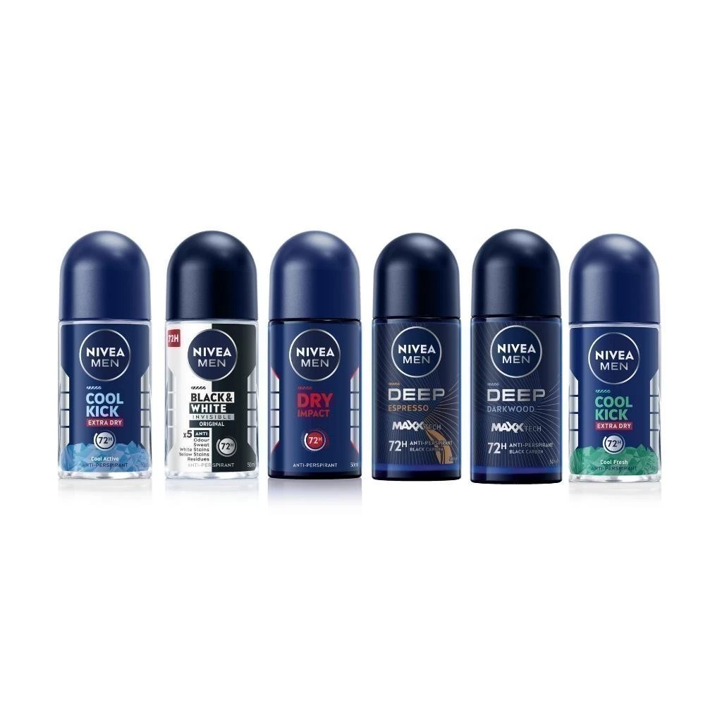 [สินค้าขายดี]นีเวีย โรลออน สำหรับผู้ชาย 50 มล. DEO MEN 50 ml. 2pcs NIVEA thumbnail 9