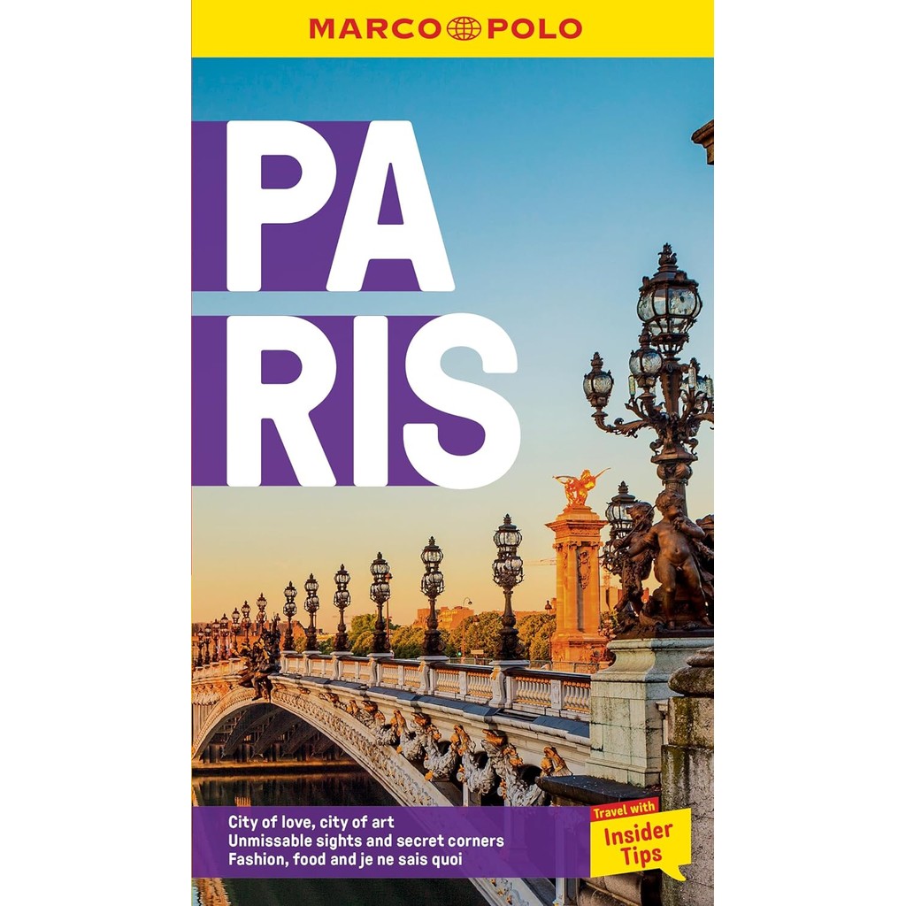 หนังสืออังกฤษใหม่ Paris Marco Polo Pocket Travel Guide - with pull out map (Marco Polo Pocket Guides