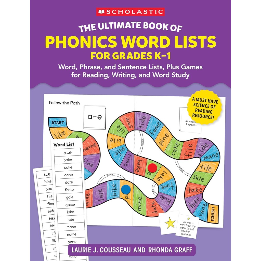 หนังสืออังกฤษใหม่ The Ultimate Book of Phonics Word Lists: Grades K-1 [Paperback]