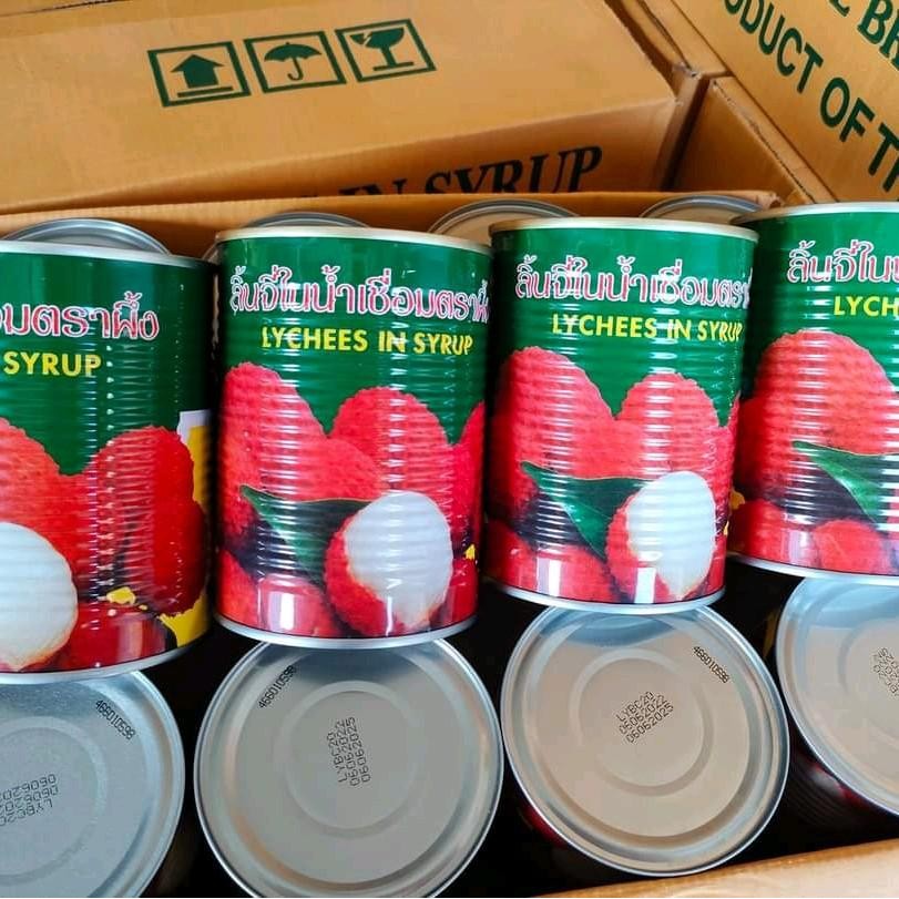 ลิ้นจี่กระป๋องตราผึ้ง พิมพ์สี