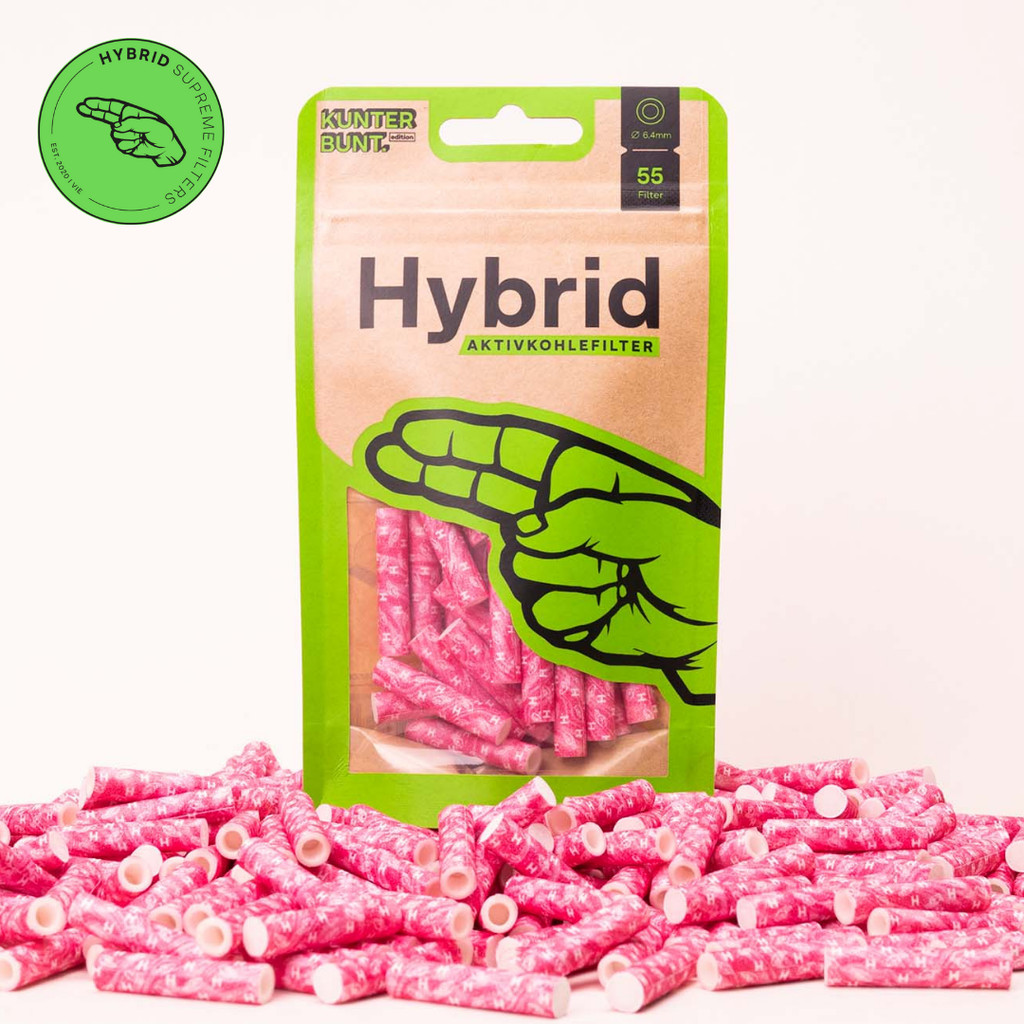 Hybrid Active Carbon Filter Bag 55 Magenta ก้นกรองคาร์บอน 6.4mm สีชมพู (55pcs.)