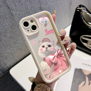 เคสสำหรับ Samsung Galaxy A12 4G A12 5G F12 M12 เคสมือถือลายแมวน่ารัก