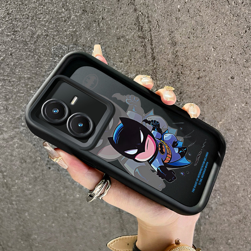 เคสสำหรับ VIVO Y22 VIVO Y22s เคสโทรศัพท์แบทแมนซิลิโคนลายการ์ตูนฝาครอบดูดซับแรงกระแทก
