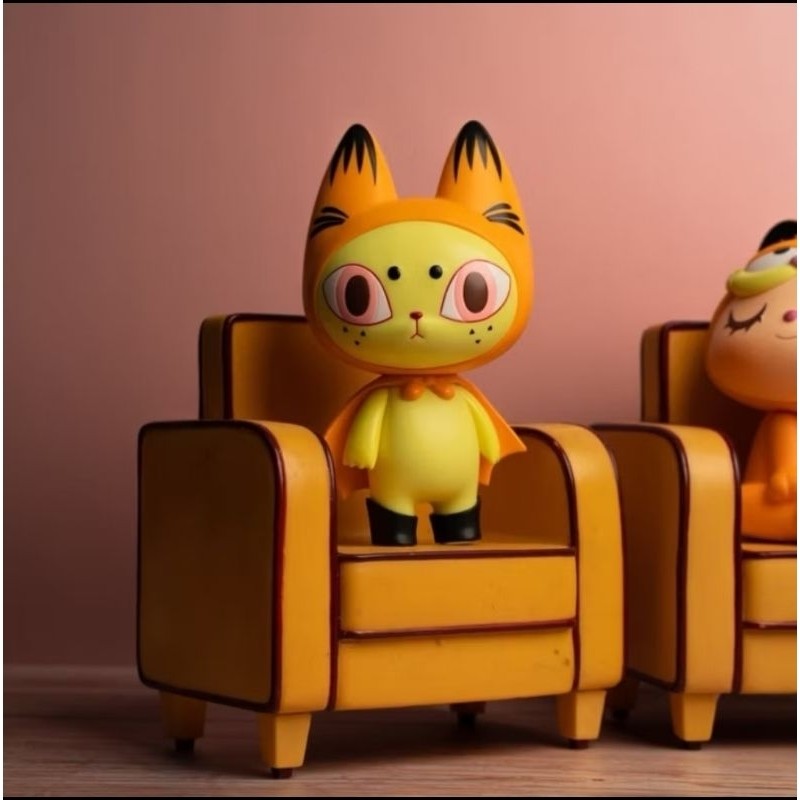 ⭐พร้อมส่ง⭐ Unbox - Badmeaw - Badmeaw x Garfield - Badmeaw Garfield (Art Toy/Designer Toy/Blind Box)