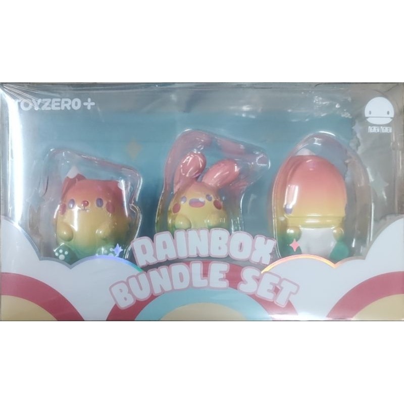 ⭐พร้อมส่ง⭐ Totzero+ x Ngaew Ngaew - Rainbow Bundle Set (Art Toy/Designer Toy/Blind Box)