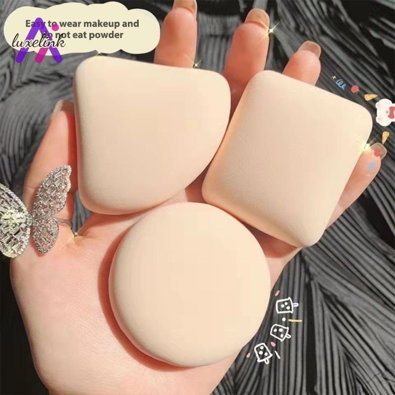 luxelinkAir Cushion Puff Dry Wet Liquid Foundation Triangle Sponge Beauty Egg