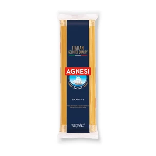 แอคเนซี บูคาตินี เบอร์ 6 500 กรัม │ Agnesi Bucatini No.6 500 g