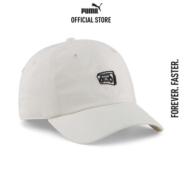 PUMA SPORT CLASSICS - หมวกแก๊ป PRIME Dad สีขาว - 02460503