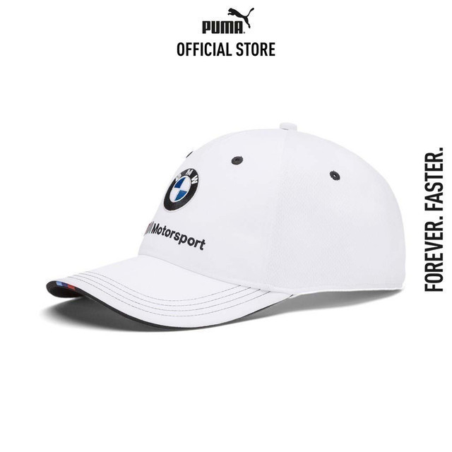 PUMA AUTO - หมวกเบสบอล BMW M Motorsport สีขาว - 02253602
