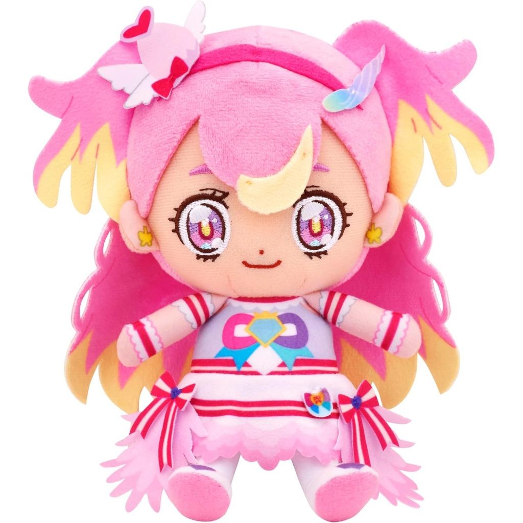 BANDAI Wonderful Pretty Cure! Cure Friends Plush Toys Cure Wonderful Diamond Ribbon Style Cure Frien