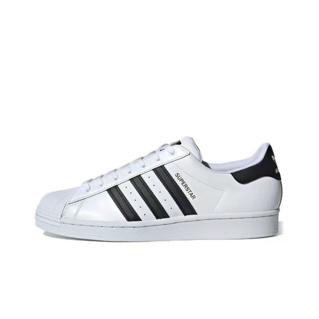 (ของแท้ 💯) Adidas Originals SUPERSTAR "Black/White"  รองเท้าผ้าใบลำลองกันลื่นต