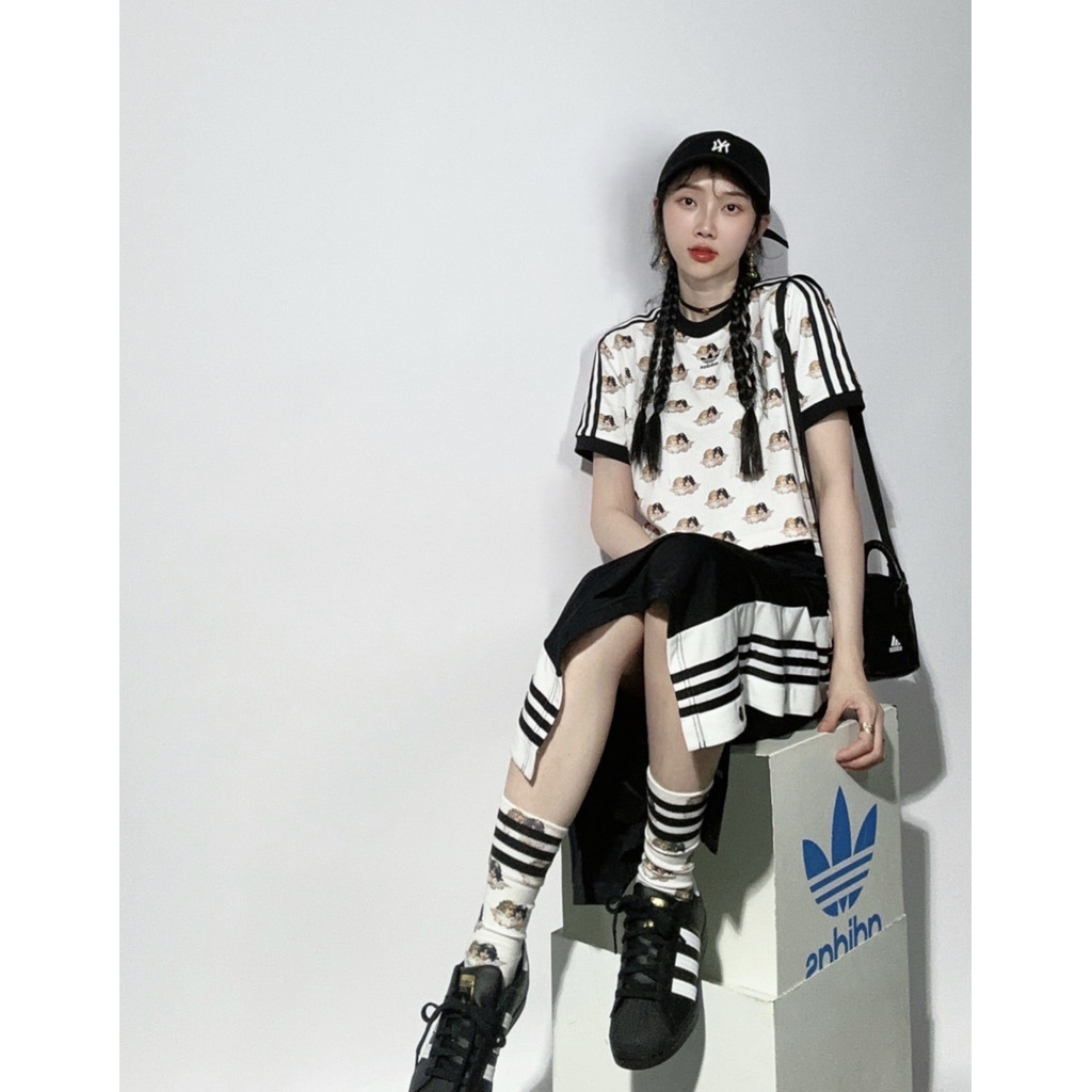 (ของแท้ 💯) Adidas Originals SUPERSTAR "Black/White"  รองเท้าผ้าใบลำลองกันลื่นต
