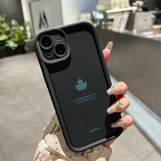 เคสสำหรับ VIVO Y91C Y90 Y1s เคสป้องกันการตกซิลิโคนเคสนิ่มใส่โทรศัพท์ใบเมเปิลแบบเรียบง่าย