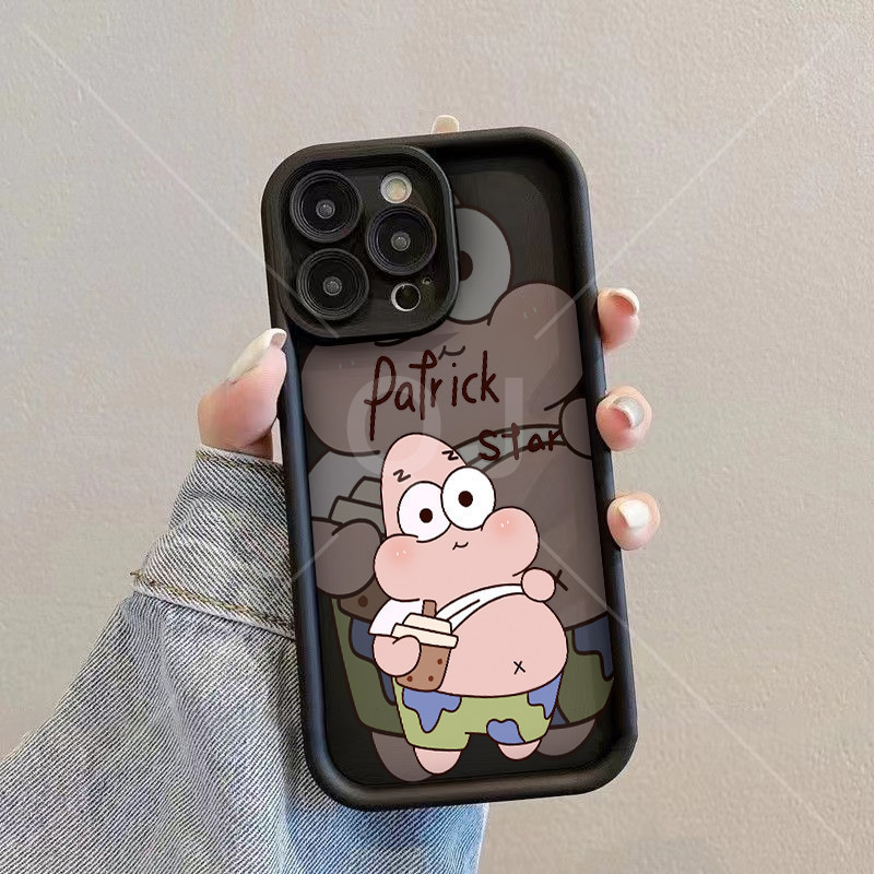 เคส Samsung M14 5G M34 5G M35 5G M54 5G M15 M33 5G M30S M21 M13 4G M31 M31S M51 M23 5G M55 5G C55 5G F15 F54 5G F34 5G การ์ตูน Patrick Star กรณีโทรศัพท์