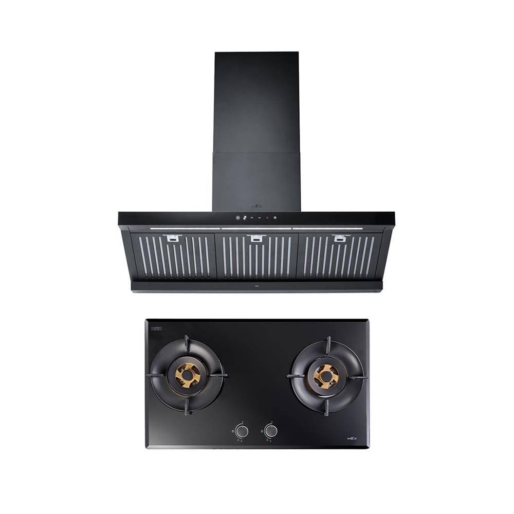 MEX เตาฝัง+เครื่องดูดควัน V3772MHR+K635BFB90 จัดส่งโดย HomePro