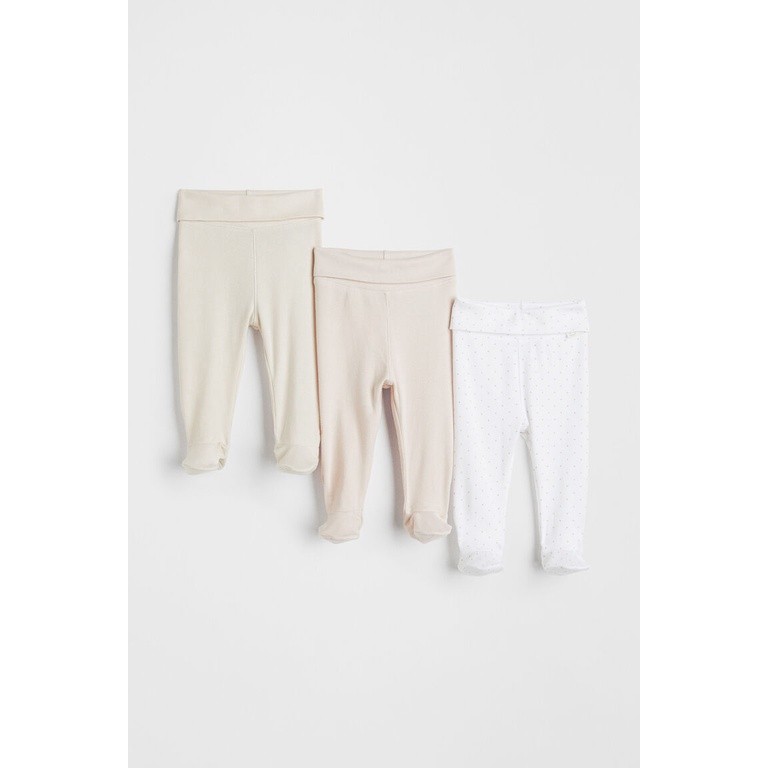 H&M กางเกงขายาว แพ็ก 3 ตัว Girl 3-pack trousers 0701701_6