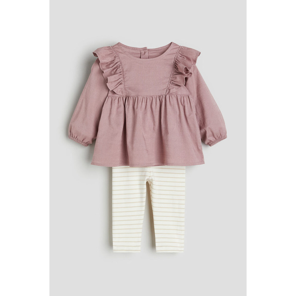 H&M Girl 2-piece blouse and leggings set 1199423_1
