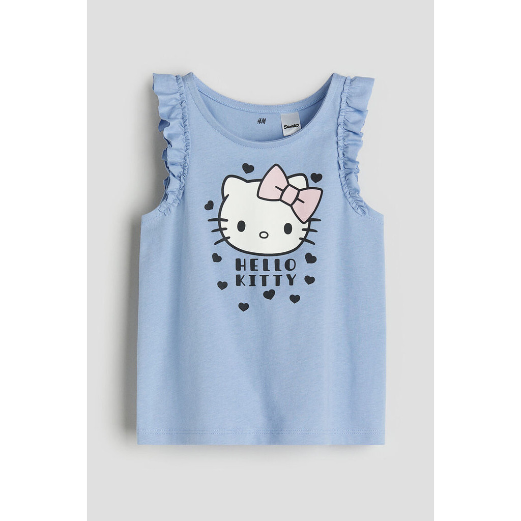 H&M Girl Frill-trimmed vest top 1220367_1
