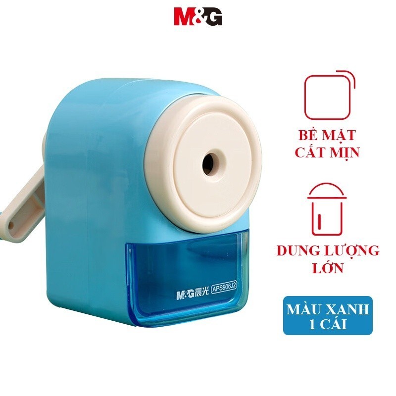 M&g กบเหลาดินสอมือถือ กบเหลาดินสอ Manual Multi functional Multi color กบเหลาดินสอ เครื่องเขียน MO