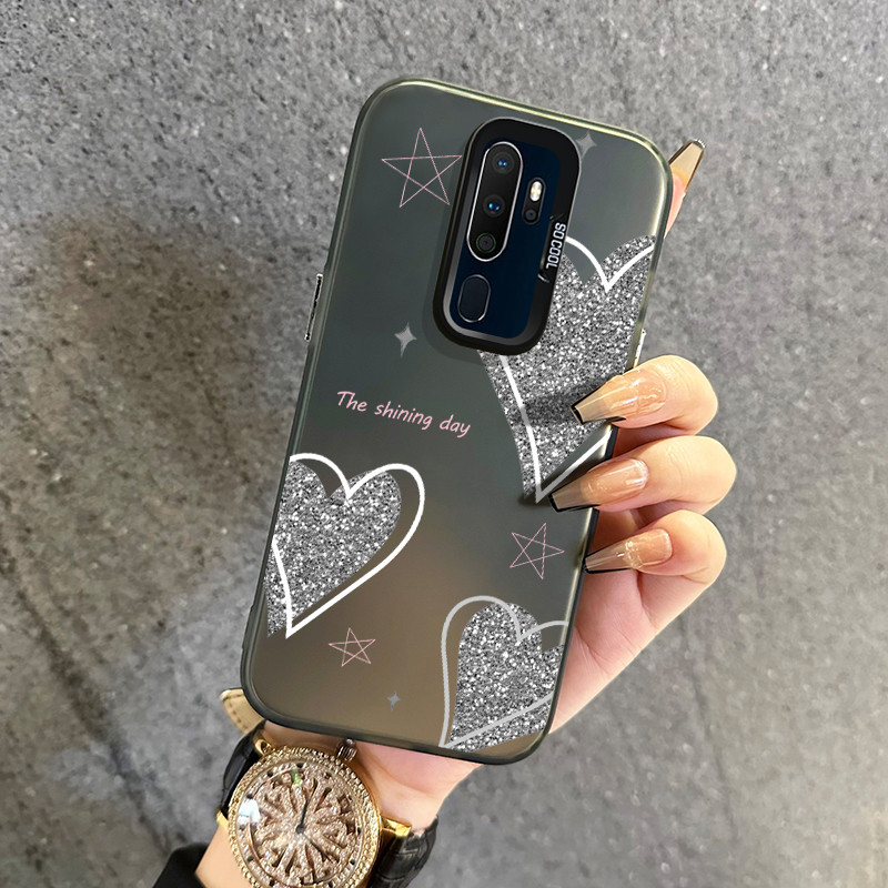 เคสสำหรับ OPPO A5 2020 A9 2020 A11 เคสโทรศัพท์แฟชั่นผู้หญิงฝาครอบซิลิโคนใสเปลือกแข็ง