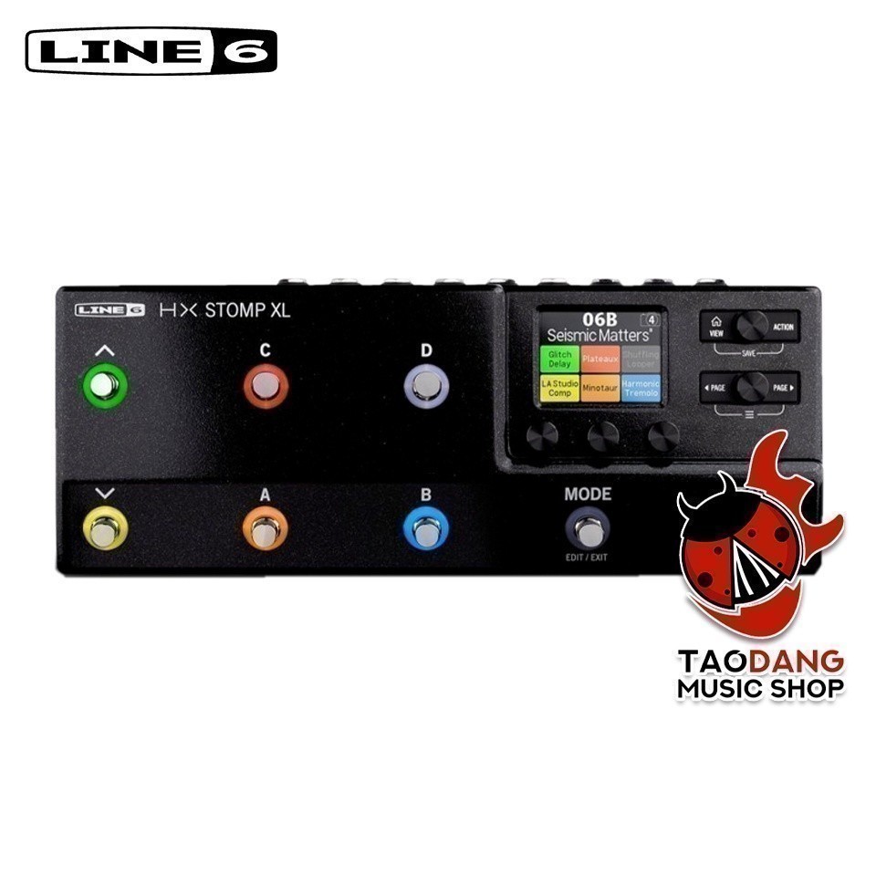 ส่วนลด 3,000.- MAX Line 6 HX Stomp XL มัลติเอฟเฟค Line6 HX-Stomp XL Multi Effects - เต่าแดง