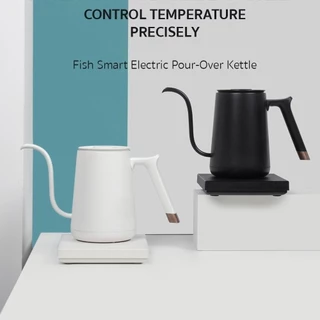 TIMEMORE OFFICIAL Fish Smart Electric Pour-Over Kettle 600ML / 800ML กาต้มน้ำไฟฟ้า กาดริปกาแฟ ประกันศูนย์ไทย 1 ปี