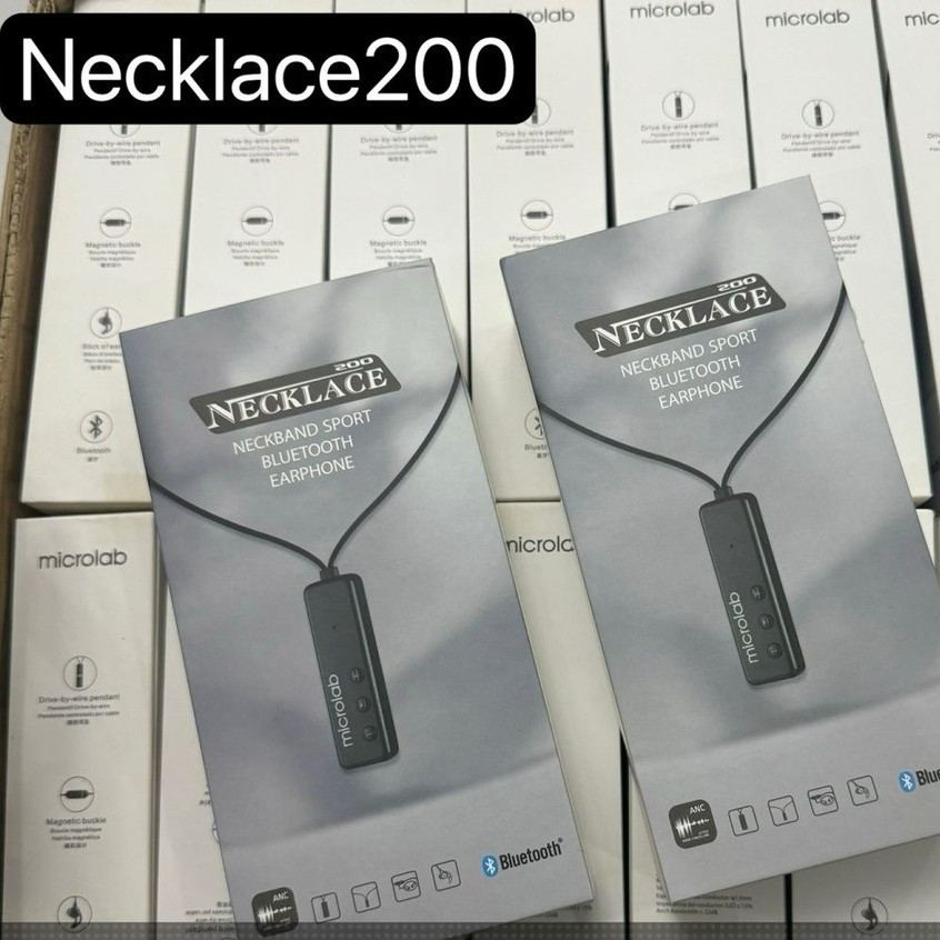 ♚-♚ต้นฉบับ 325 ลดเสียงรบกวนหูฟังบลูทู ธ Necklace200 คอแขวน ANC ที่ใช้งานลดเสียงรบกวนในหูเบสหนัก
