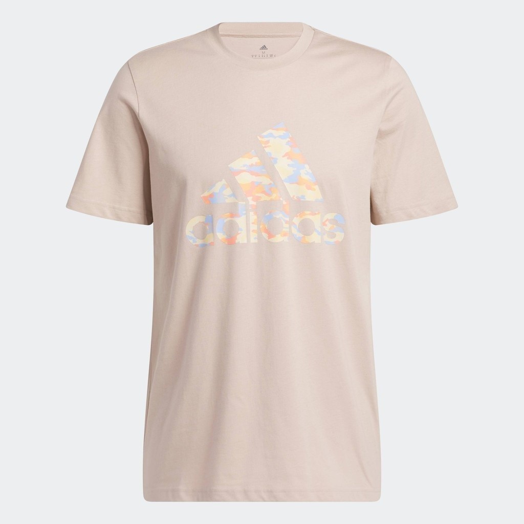 adidas Lifestyle Camo Short Sleeve Tee Men Brown HS3216