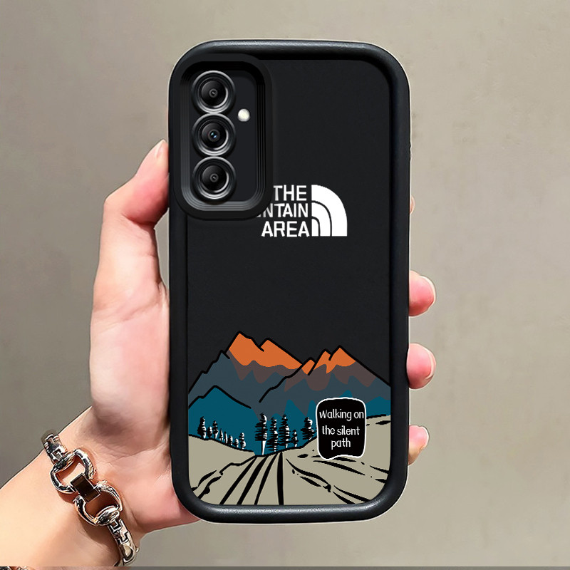 เคสสำหรับ Samsung Galaxy A14 4G A14 5G เคสโทรศัพท์แบรนด์ทันสมัยพร้อมเปลือกแฟชั่นดูดซับแรงกระแทกซิลิโคนอ่อนนุ่ม