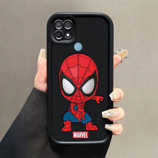 เคสสำหรับ OPPO A15 A15s A35 เคสป้องกันเคสซิลิโคนซิลิโคนโทรศัพท์ลายการ์ตูนสไปเดอร์แมนยอดนิยมป้องกันการตก