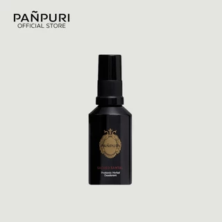 PANPURI SACRED SANTAL Probiotic Herbal Deodorant 50 ml. ปัญญ์ปุริ เซเคิร์ด แซนทัล โพรไบโอติก เฮอร์บอล ดีโอโดแรนท์ สเปรย์