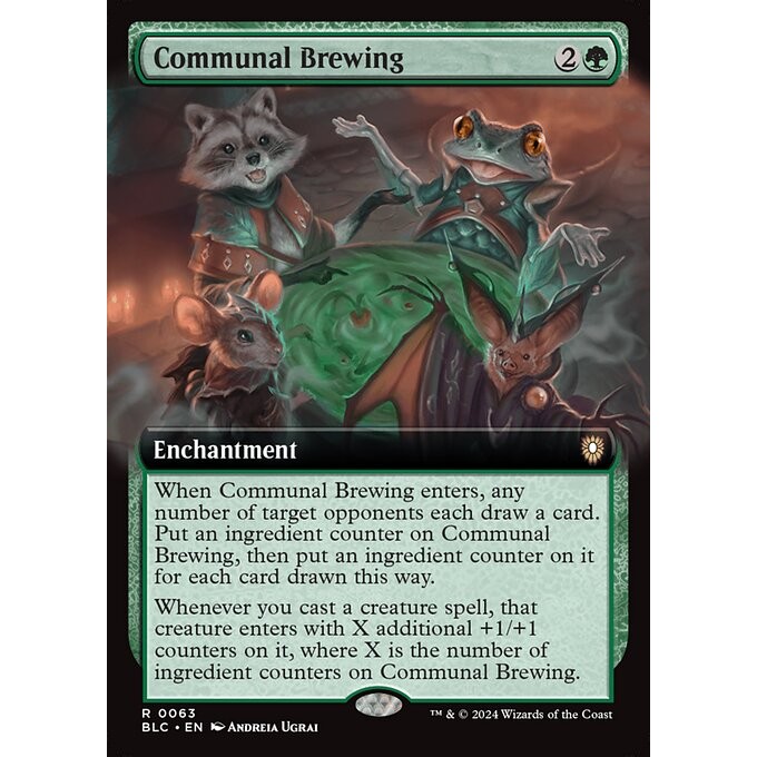 [Bloomburrow Commander] - [BLC] - (R) -[Communal Brewing] -  [2024]