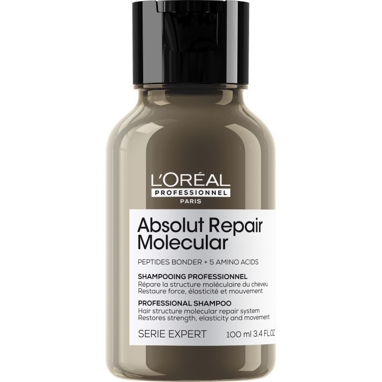 [สินค้าสมนาคุณงดจำหน่าย] ABSOLUT REPAIR MOLECULAR แชมพูกู้ผมเสียจากการทำเคมีซ้ำซ้อน 100ml