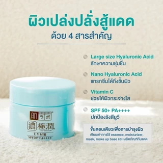 Hada Labo UV Perfect Gel SPF50+ 90g ฮาดะ ลาโบะ ยูวี เพอร์เฟค เจล SPF50+ 90ก. 1 หน่วย