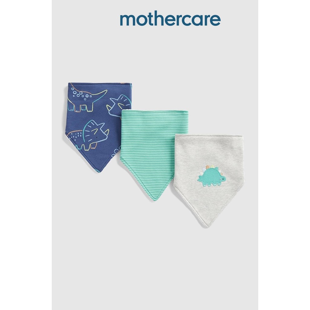 ผ้ากันเปื้อน Mothercare Dinosaur Dribble Bibs - 3 Pack GF222
