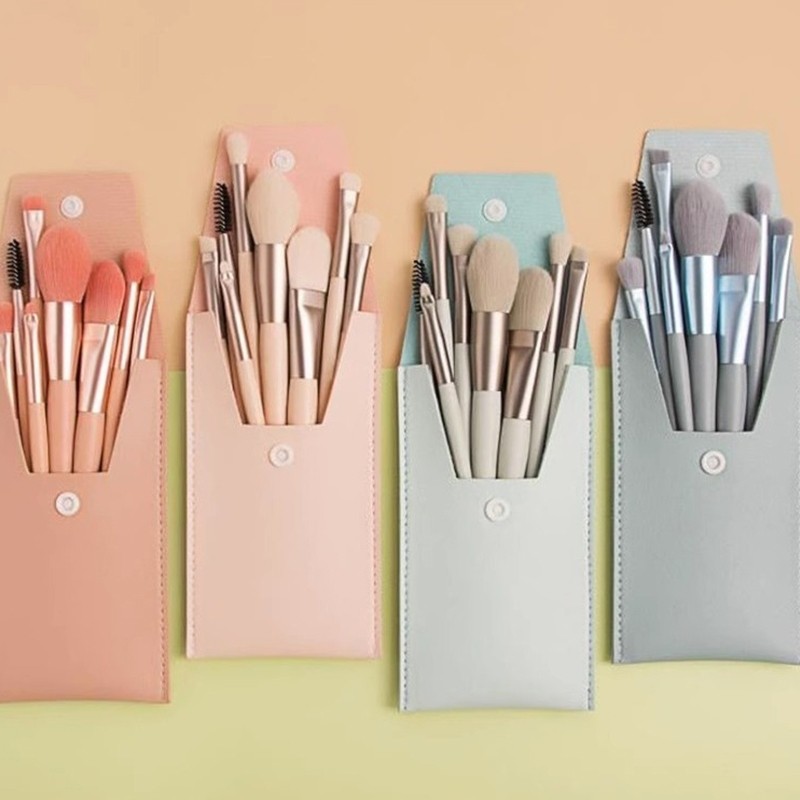 luxelink Face Beauty Set Brush แปรงไฮกลอส แปรงแต่งหน้า 8 แปรงไนลอน แปรงอายแชโดว์ แปรงปัดแก้ม