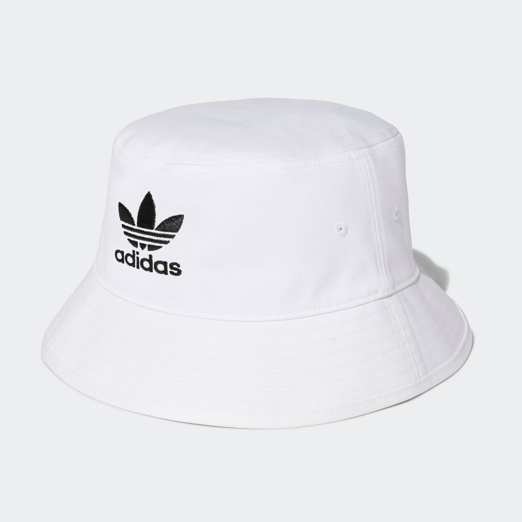 adidas Lifestyle Adicolor Trefoil Bucket Hat Unisex White FQ4641