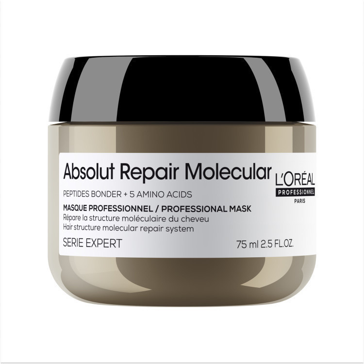 [สินค้าสมนาคุณงดจำหน่าย] ABSOLUT REPAIR MOLECULAR RINSE-OFF Masque 75ML รินส์-ออฟ มาส์ก กู้ผมเสียจากการทำเคมีซ้ำซ้อน