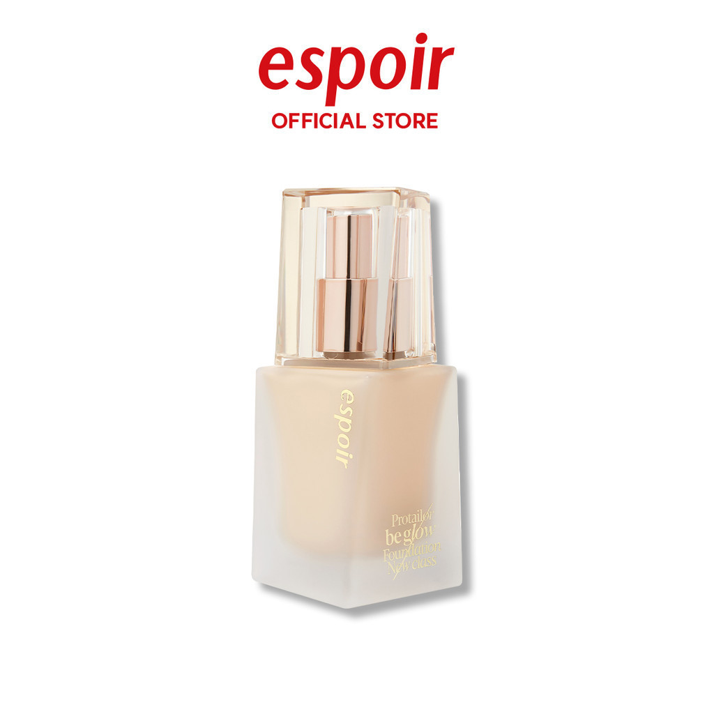 ESPOIR PRO TAILOR FOUNDATION BE GLOW NEWCLASS SPF27 PA++ 30g เอสปัวร์ รองพื้น รองพื้นวีแกน ผิวโกลว ปกปิด