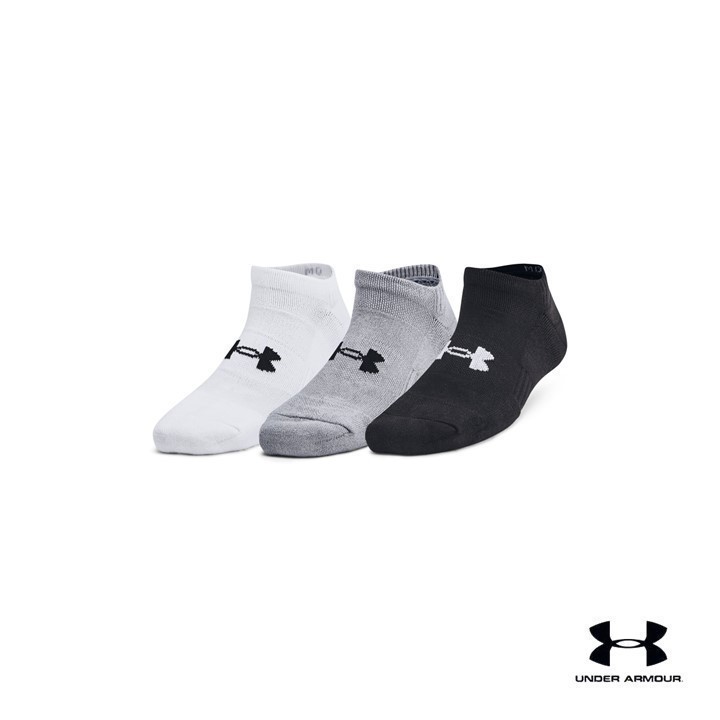 Under Armour Kids' UA Training Cotton 3-Pack No Show Socks
