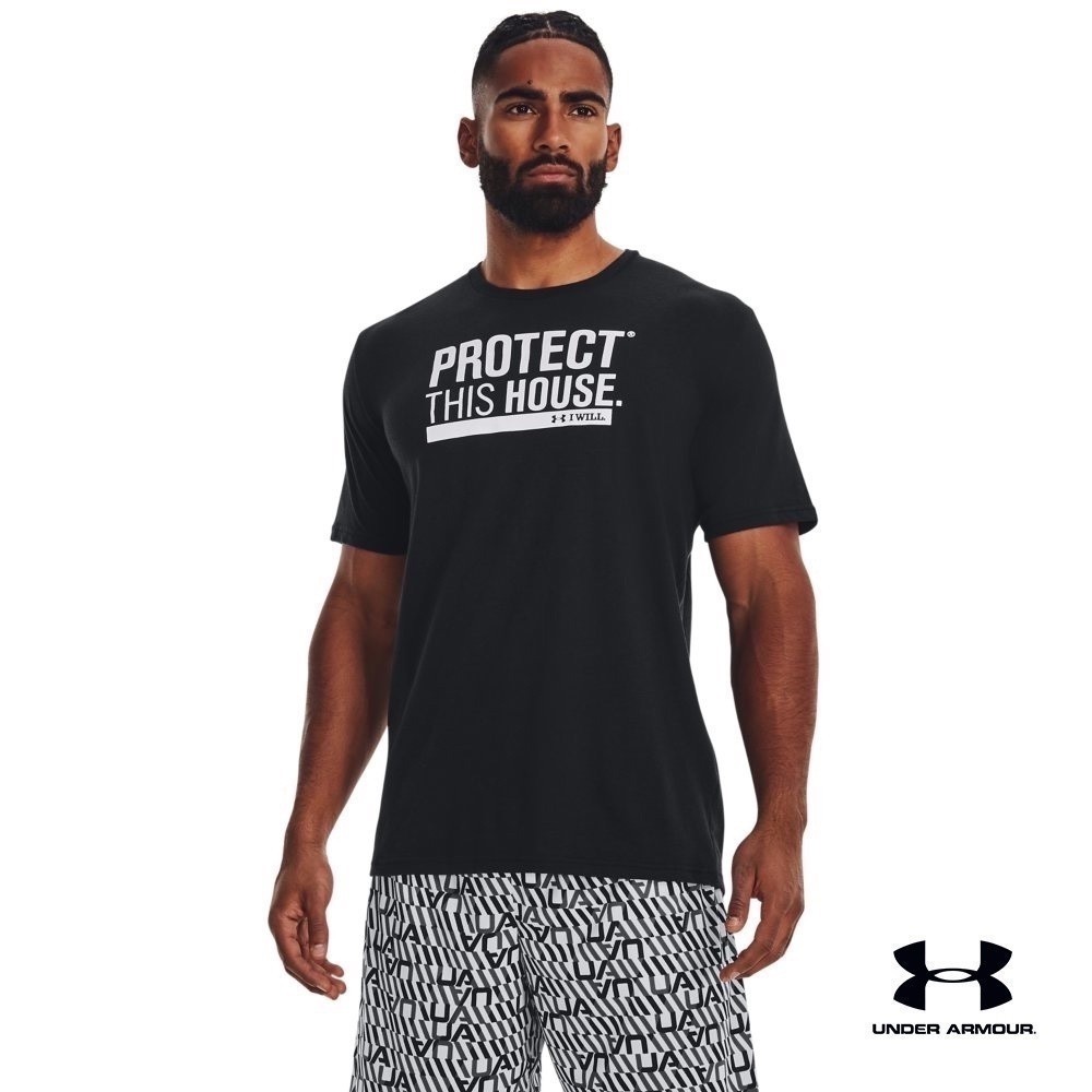 Under Armour UA Men's Protect This House Short Sleeve อันเดอร์ อาร์เมอร์ เสื้อออกกำลังกายสำหรับเทรนนิ่ง สำหรับผู้ชาย