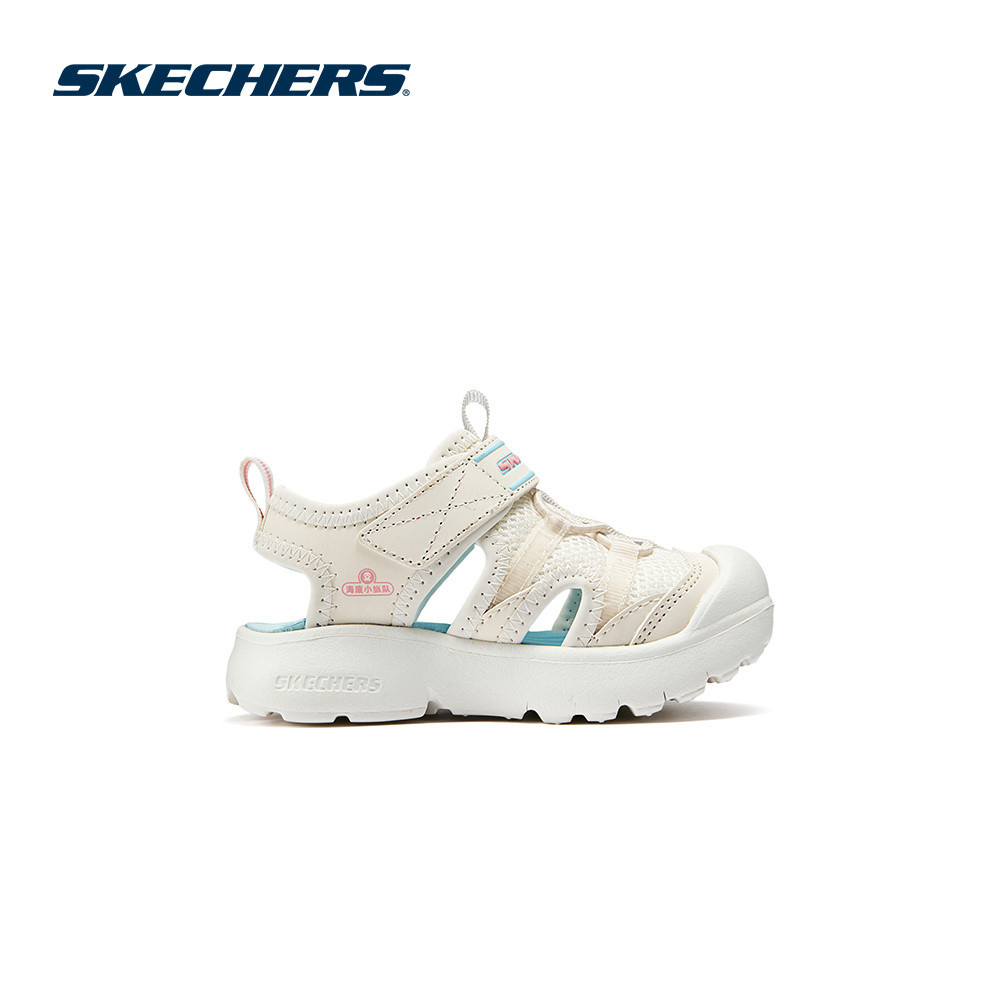 Skechers สเก็ตเชอร์ส รองเท้าแตะ เด็กเล็กผู้หญิง Razor Rush Sandals - 319512N-NAT