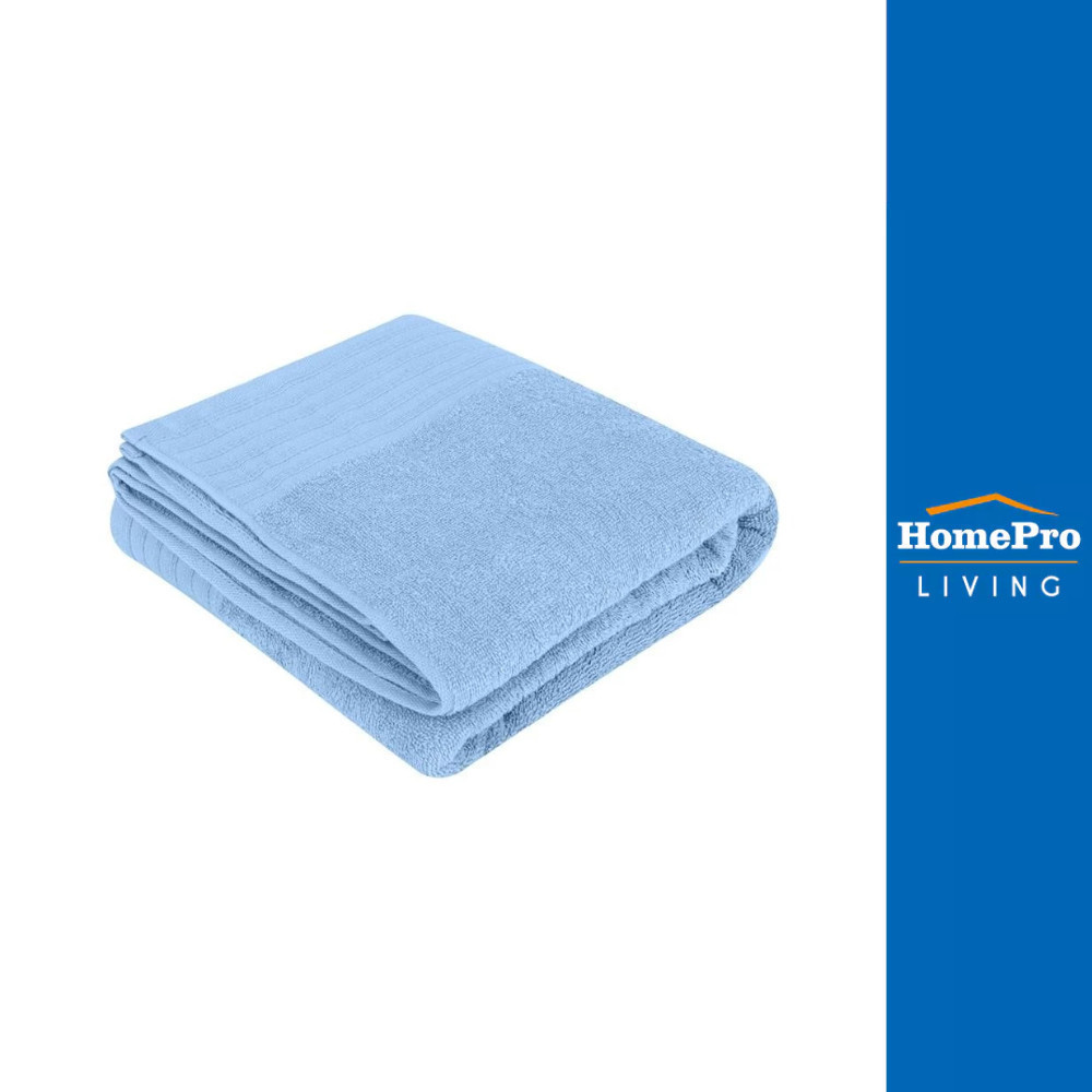 HomePro ผ้าขนหนู KIPTON 27X54 นิ้ว สีฟ้า แบรนด์ ME LIVING
