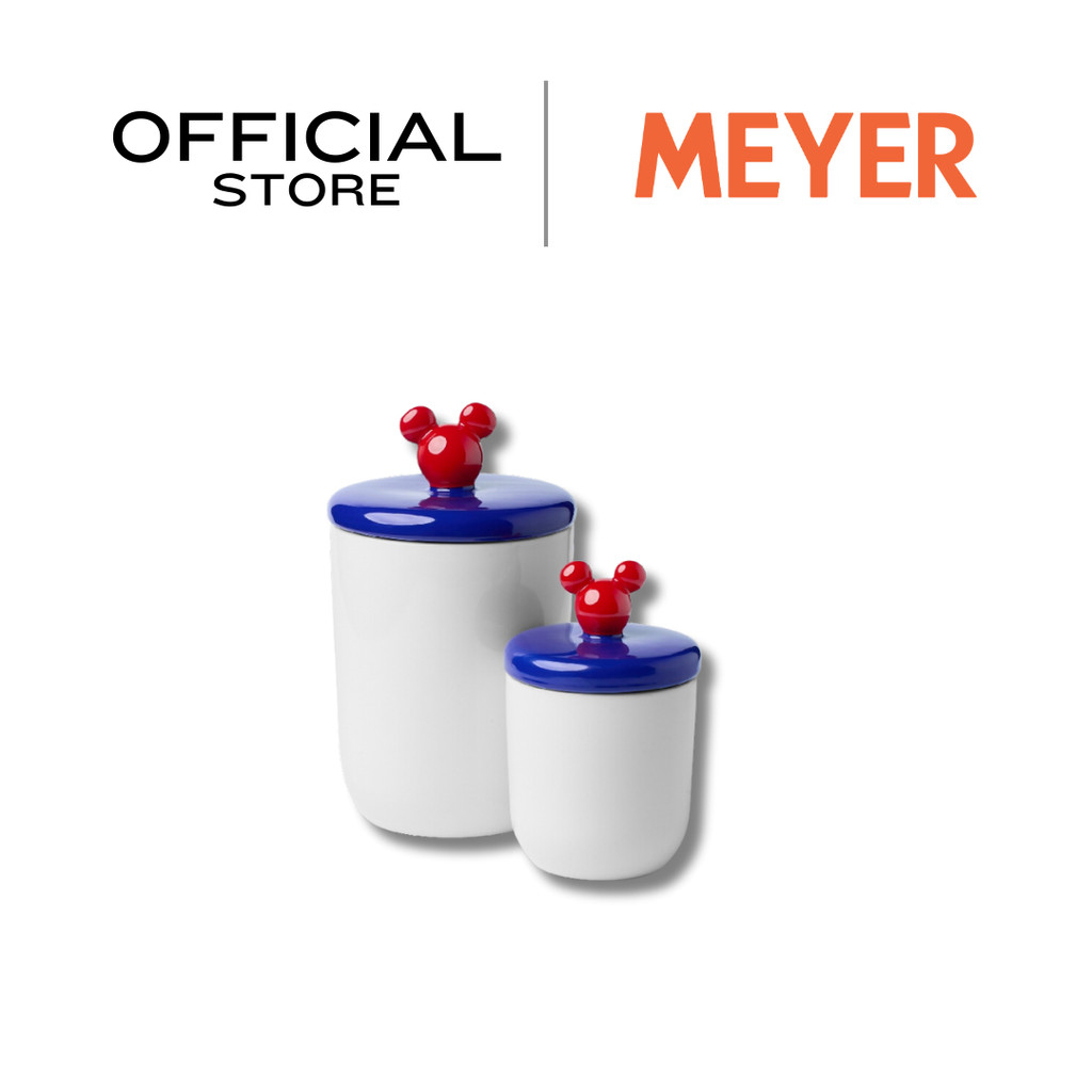 DISNEY BON VOYAGE Meyer ชุดเซ็ตโถเซรามิก 2 ชิ้น ลายมิคกี้เมาส์ ลิขสิทธิ์แท้ Ceramic Jars (48937-C)