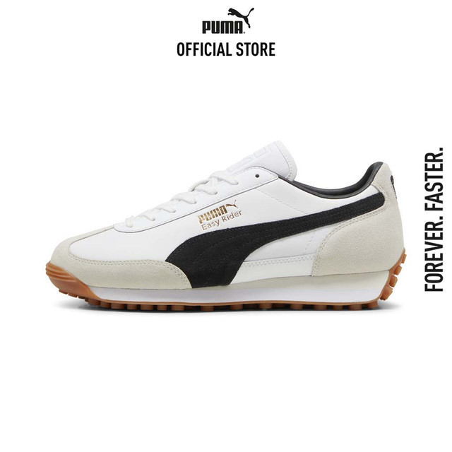 PUMA SPORT CLASSICS - รองเท้าผ้าใบยูนิเซ็กซ์ Easy Rider Mix สีขาว 39902501