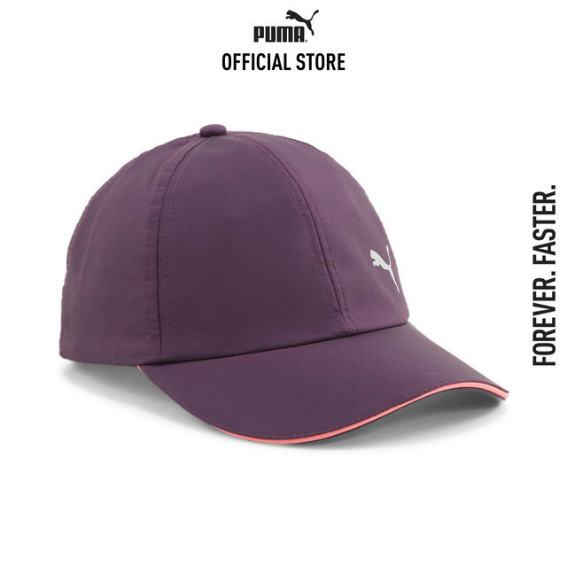 PUMA RUNNING - หมวกแก๊ปสำหรับวิ่ง Essentials สีม่วง 02314829