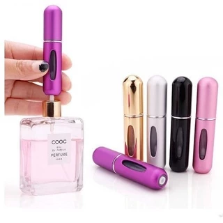 😍COD😍 ขวดเเบ่งน้ำหอมพกพา 5ml ปั้มเติมก้นขวด พกพาสะดวก รีฟิวง่ายสำหรับเดินทาง ใส่น้ำหอม เครื่องสำอางค์เหลว